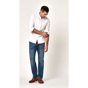 Mavi Matt Realxed Straight Leg Men’s Medium Wash Denim Jeans 42/32